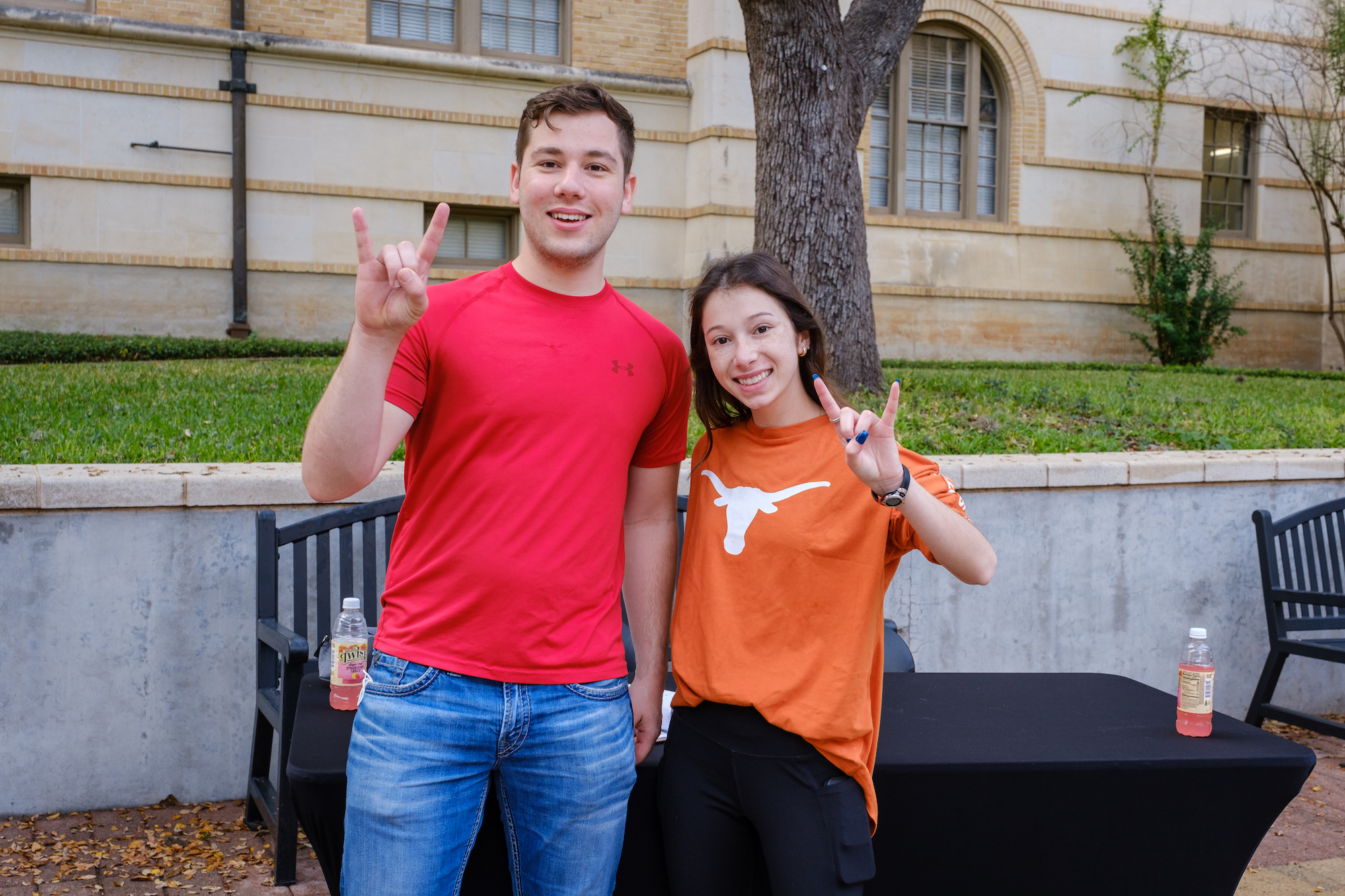 students at HFSA event 