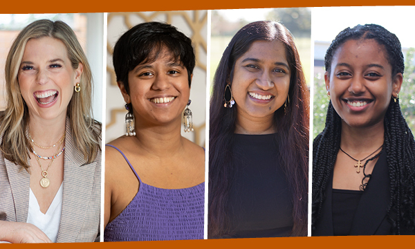 Women's History Month event speakers, collage of 4 women